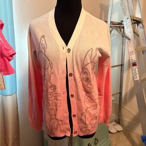 Cute Disney sweater in pink and white